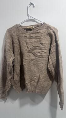Vintage LL Bean Made In Scotland Wool Sweater - Size L - 40% LambsWool